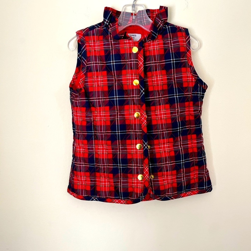 Crown & ivy Girl Size: 4 years vest puff red